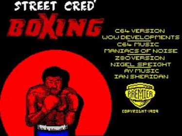Street Cred Boxing - Screenshot - Game Title Image