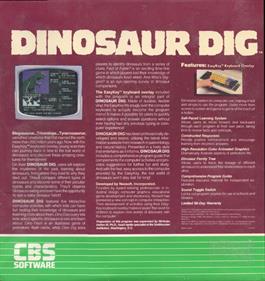 Dinosaur Dig - Box - Back Image