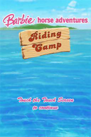 Barbie Horse Adventures: Riding Camp - Screenshot - Game Title Image