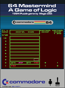 64 Mastermind: A Game of Logic - Fanart - Box - Front Image