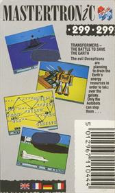 The Transformers: Battle to Save the Earth: The Computer Game - Box - Back Image