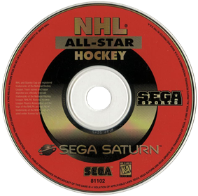 NHL All-Star Hockey - Disc Image