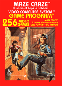 Maze Craze: A Game of Cops 'n Robbers - Box - Front - Reconstructed Image