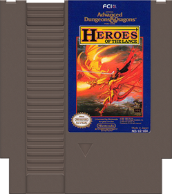Advanced Dungeons & Dragons: Heroes of the Lance - Fanart - Cart - Front Image