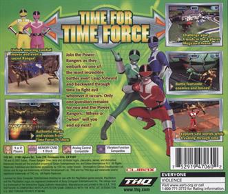 Power Rangers: Time Force - Box - Back Image