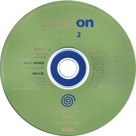 Dream On Volume 2 - Disc Image