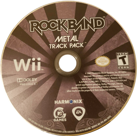 Rock Band: Metal Track Pack - Disc Image