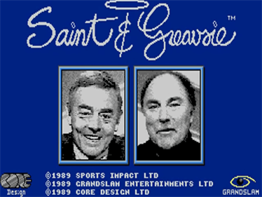 Saint & Greavsie: The Ultimate Soccer Trivia Game - Screenshot - Game Title Image