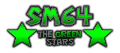 Super Mario 64: The Green Stars - Clear Logo Image