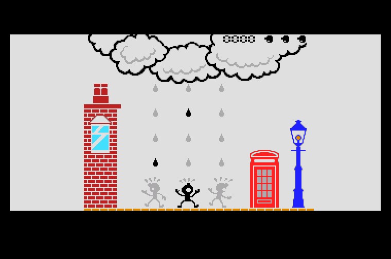 London Rain Matrix