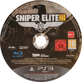 Sniper Elite III - Disc Image