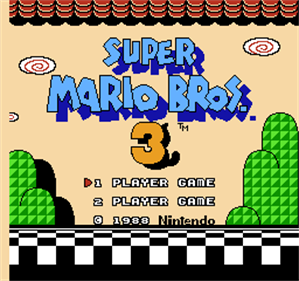 Super Mario Bros. 3 - Screenshot - Game Title Image