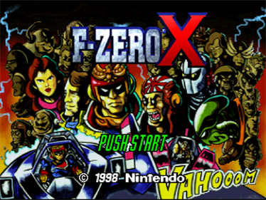 F-Zero X - Screenshot - Game Title