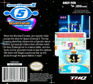 Space Channel 5: Ulala's Cosmic Attack - Box - Back Image