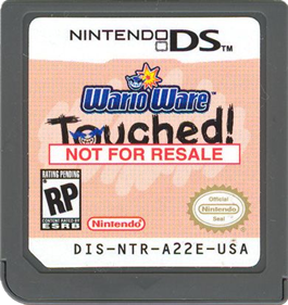 WarioWare: Touched! - Cart - Front Image