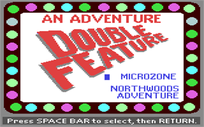 Double Feature: Adventures in the Microzone - Screenshot - Game Title Image