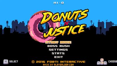 Donuts'n'Justice - Screenshot - Game Title Image