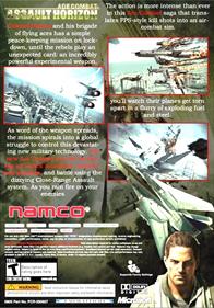 Ace Combat: Assault Horizon - Box - Back Image
