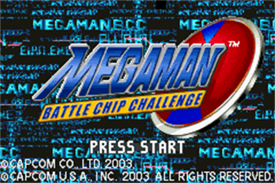 Mega Man: Battle Chip Challenge - Screenshot - Game Title Image