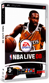 NBA Live 08 - Box - 3D Image