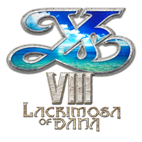 Ys VIII: Lacrimosa of Dana - Clear Logo Image