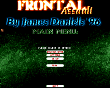 Frontal Assault - Screenshot - Game Title Image