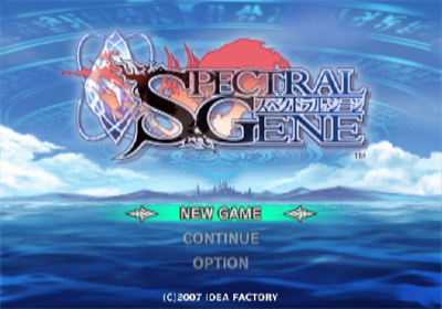 Spectral Gene - Screenshot - Game Title Image