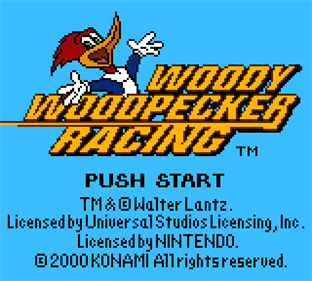 Woody Woodpecker Racing - Screenshot - Game Title Image