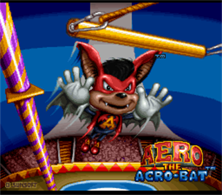 Aero the Acro-Bat - Screenshot - Game Title Image