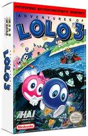 Adventures of Lolo 3 - Box - 3D Image