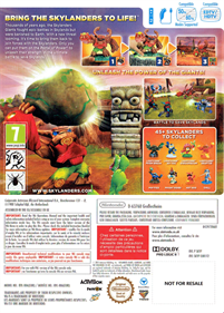 Skylanders: Giants - Box - Back Image