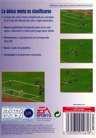 FIFA 98: Road to World Cup - Box - Back Image