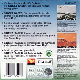 Street Racer - Box - Back Image