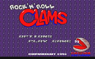 Rock 'n' Roll Clams - Screenshot - Game Title Image