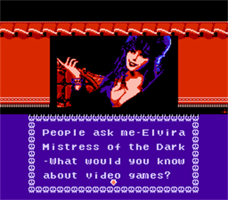Elvira's Monster Party - Screenshot - Gameplay Image