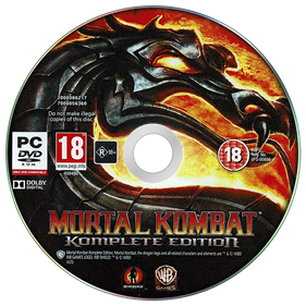 Mortal Kombat: Komplete Edition - Disc Image