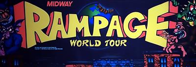Rampage World Tour - Arcade - Marquee Image