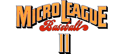 MicroLeague Baseball II - Clear Logo Image
