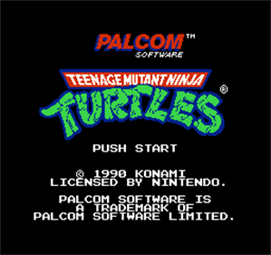 Teenage Mutant Ninja Turtles - Screenshot - Game Title Image