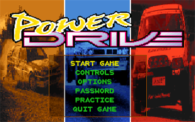 Power Drive - Screenshot - Game Title Image