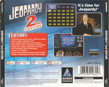 Jeopardy! 2nd Edition - Box - Back Image
