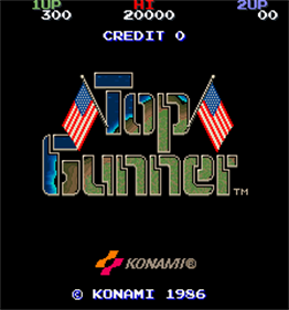 Top Gunner (Konami/Exidy) - Screenshot - Game Title Image