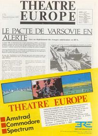 Theatre Europe - Advertisement Flyer - Front Image