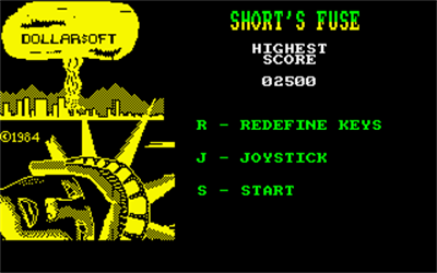 Short's Fuse - Screenshot - Game Select Image