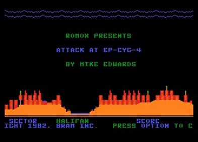 Attack at EP-CYG-4 - Screenshot - Game Title Image