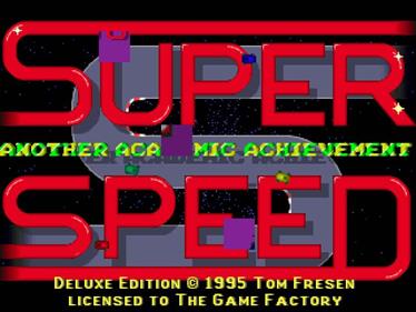 SuperSpeed Deluxe - Screenshot - Game Title Image