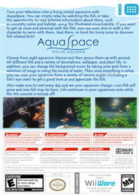 AquaSpace: Virtual Aquarium - Box - Back Image
