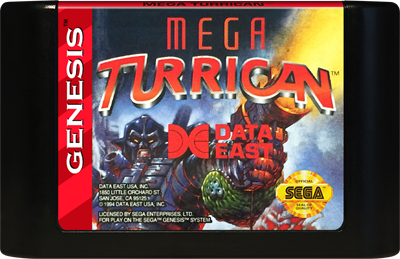 Mega Turrican - Cart - Front Image