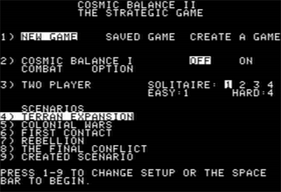 Cosmic Balance II: The Strategic Game - Screenshot - Game Title Image