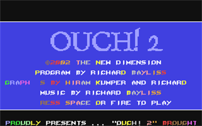 Ouch! 2 - Screenshot - Game Title Image